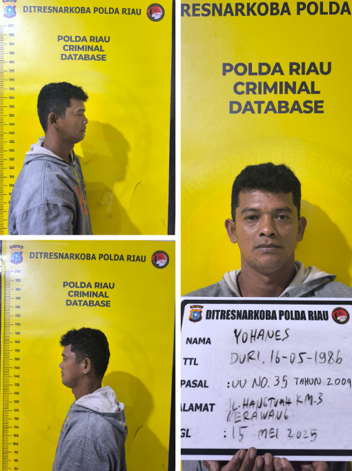 Polda Riau Gagalkan Transaksi Narkoba, 2 Kg Sabu dan 1,8 Kg Heroin Disita